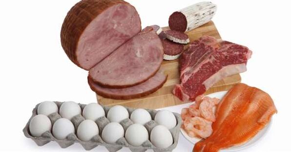 produk pikeun menu diet protéin