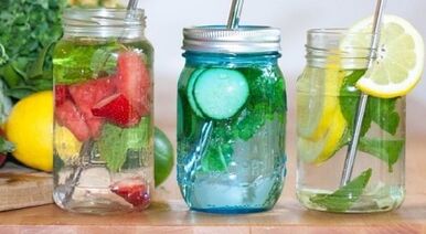 sampel menu diet nginum salila 7 poé