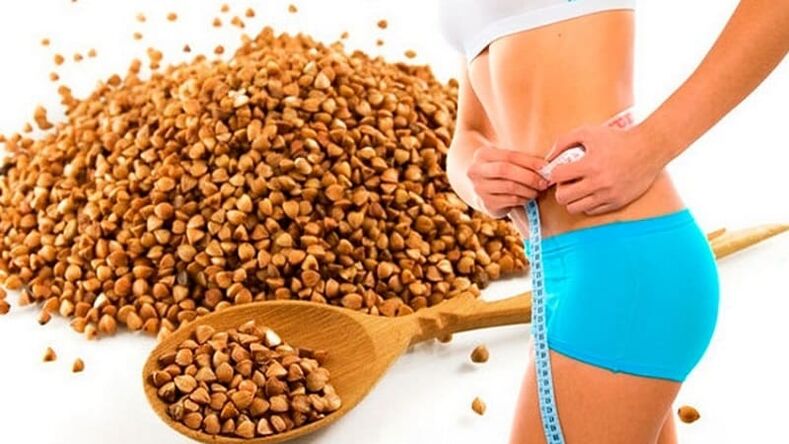 ngukur cangkéng anjeun salila diet buckwheat